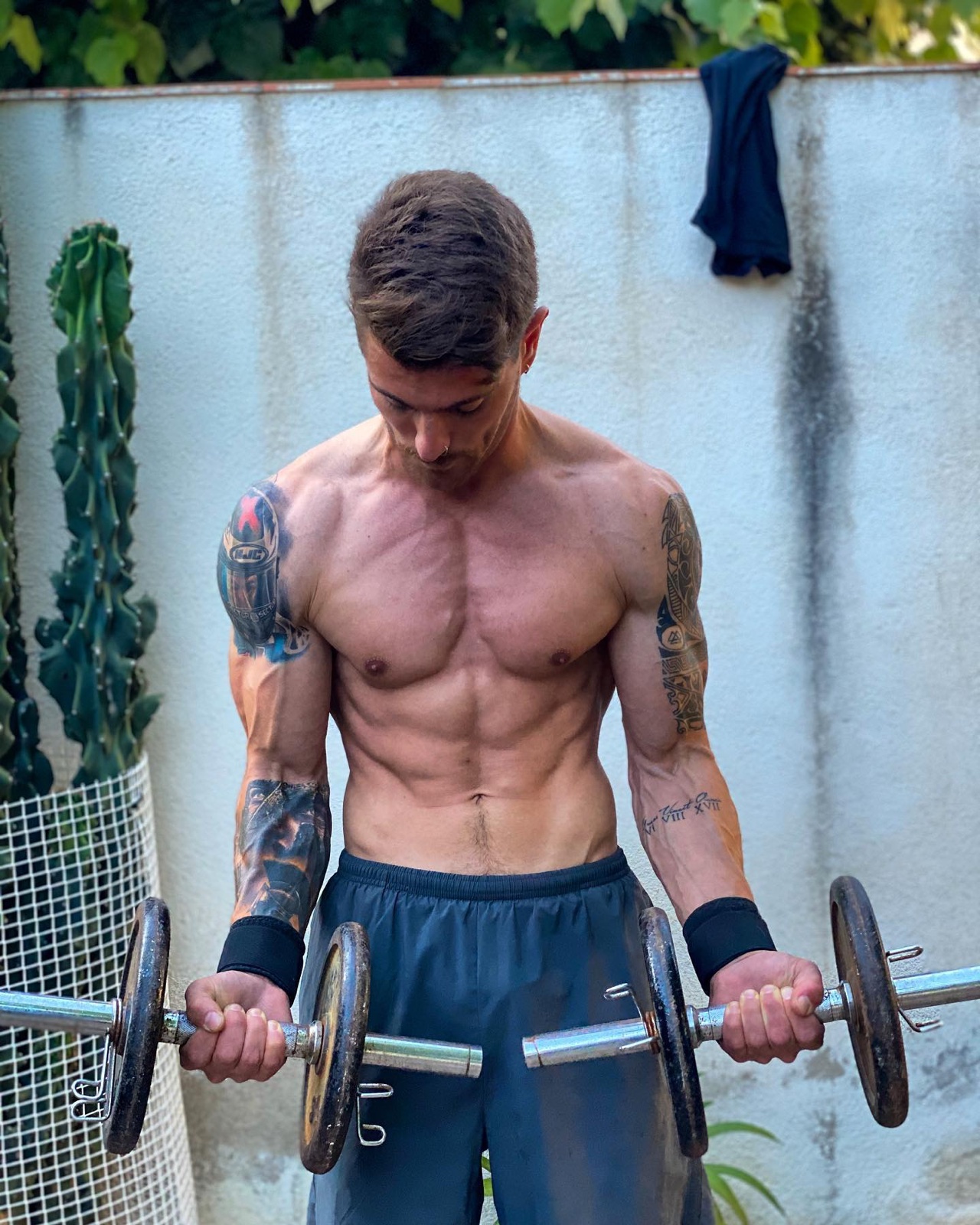 Entreno en el patio